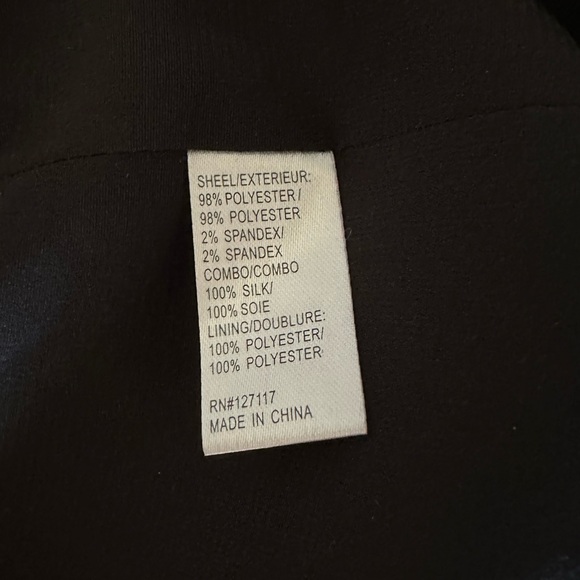 Mack & James Badgley Mischka Silk Angel Sleeve Party Dress Like New - Picture 9 of 9